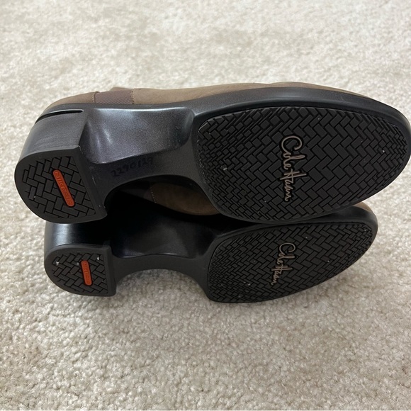 Cole Haan Air Sara Short Boots mid calf  Olive Green Wm Sz 11 D29422 Pull On, - Picture 3 of 16